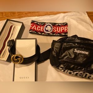 Gucci and supreme accessories